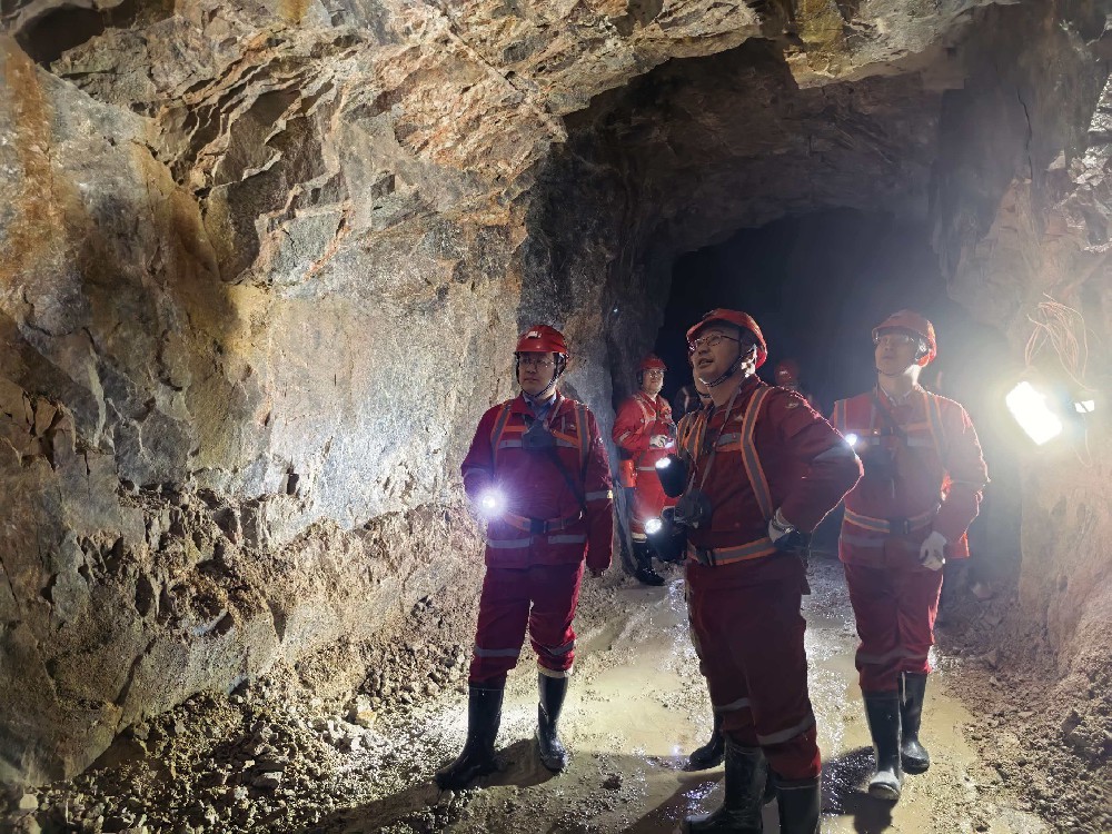 招金有色到金宝矿业开展安全环保督导工作